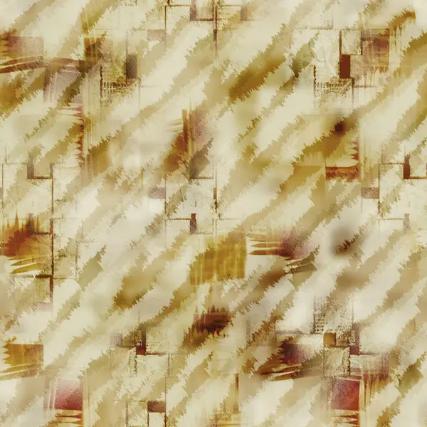 Kahverengi ve beyaz renklerde kusursuz soyut desen