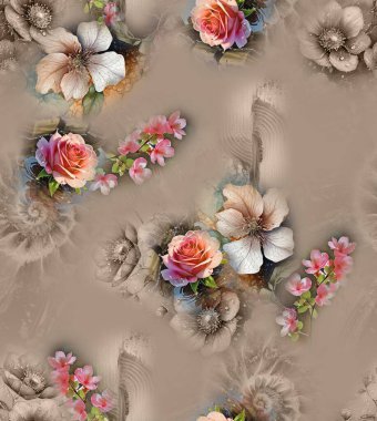 Albüm biçiminde parlak ve sanatsal çiçek tasarımı