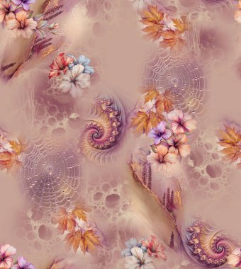 Albüm biçiminde parlak ve sanatsal çiçek tasarımı