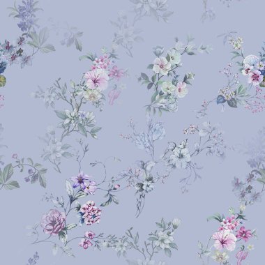 Kusursuz bir düzende düzenlenmiş zarif ve renkli çiçek desenli. Moda için harika bir kıyafet.