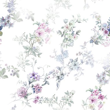 Kusursuz bir düzende düzenlenmiş zarif ve renkli çiçek desenli. Moda için harika bir kıyafet.