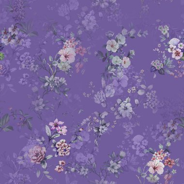 Kusursuz bir düzende düzenlenmiş zarif ve renkli çiçek desenli. Moda için harika bir kıyafet.