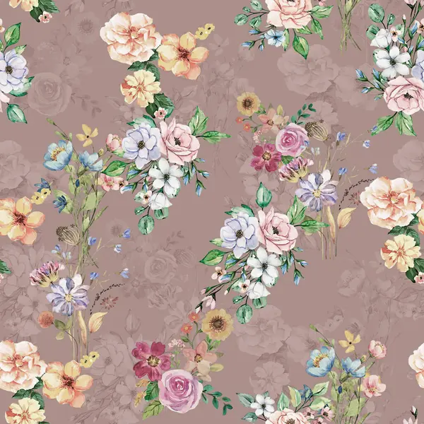 Kusursuz bir düzende düzenlenmiş zarif ve renkli çiçek desenli. Moda için harika bir kıyafet.