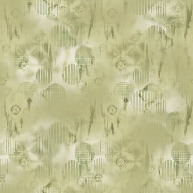 Geometrik arkaplan desenli çiçek açma izni