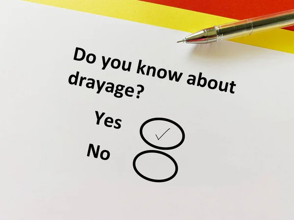 Una Persona Está Respondiendo Una Pregunta Sobre Logística Sabe Drayage — Foto de Stock