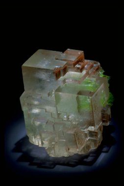 Tsumeb Calcite - Birincil Mineral Duftite - Ortak Mineral