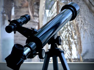 Advanced Telescope for Space Exploration and Discovering Distant Galaxies and Astronomical Phenomena clipart