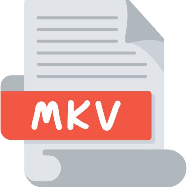 dosya biçimi simgesi, vektör illüstrasyonu