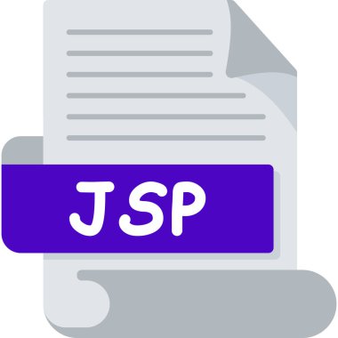 dosya biçimi simgesi, vektör illüstrasyonu