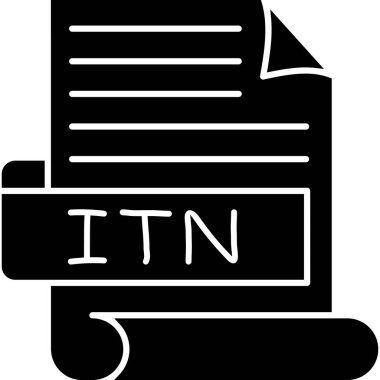 dosya adı glyph simgesi