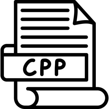 Bir belge simgesinin vektör illüstrasyonu