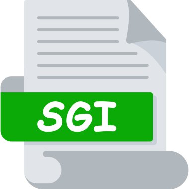 format sembolü vektör çizimi