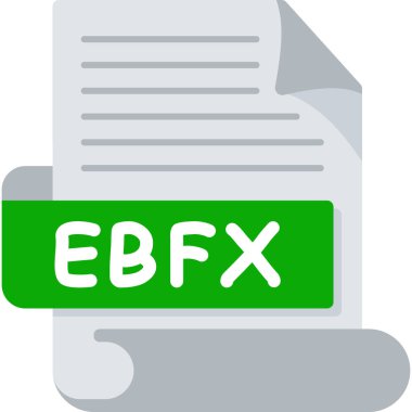 dosya biçimi simgesi, vektör illüstrasyonu