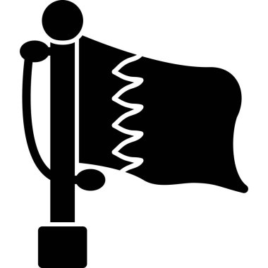 bayrak ikonu vektör illüstrasyonu