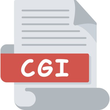 dosya biçimi simgesi, vektör illüstrasyonu