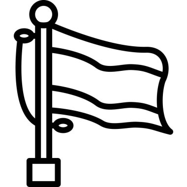 ülke bayrak vektör simgesi