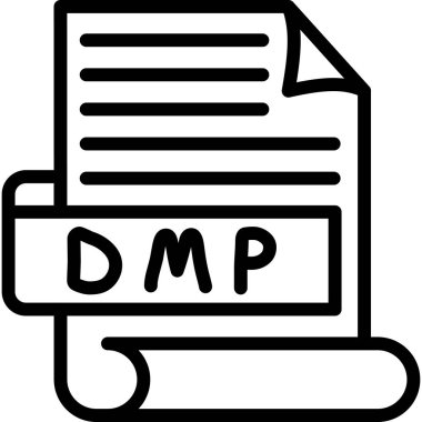 Dosya biçiminin vektör illüstrasyonu