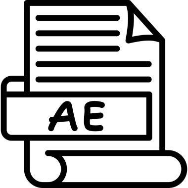 Belge. Web simgesi basit illüstrasyon