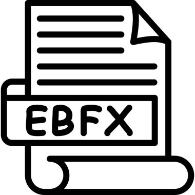 dosya biçimi simgesi, vektör illüstrasyonu