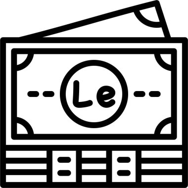 Para için. Web simgesi basit illüstrasyon