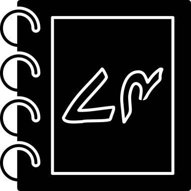 Kitap simgesinin vektör illüstrasyonu