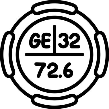 Modern bir simgenin vektör illüstrasyonu