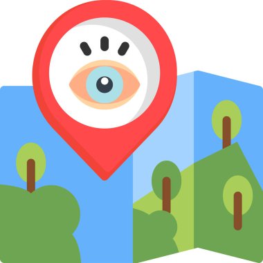 harita konum gezinme simgesi