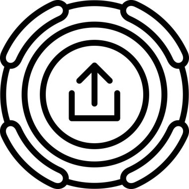 özet biçiminde yön ok simgesi