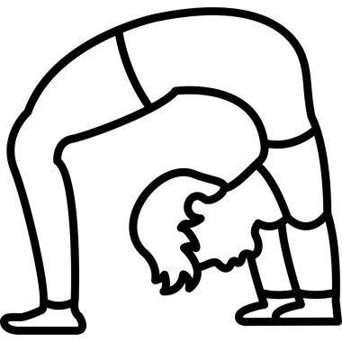 Erkek yoga yapıyor, kadın çizimi yapıyor, yoga yapıyor.