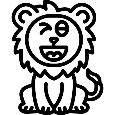 Kaplan ikonu vektör illüstrasyonu