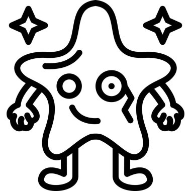 Yıldız. Web simgesi basit illüstrasyon