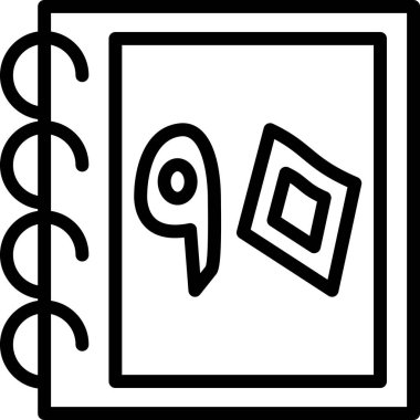 kart simge vektör çizim