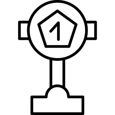 Madalya ödüllü vektör illüstrasyonu