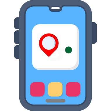 Harita işaretleyici vektör simgesi