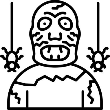 Cadılar Bayramı korku ikonu ana hatlarıyla