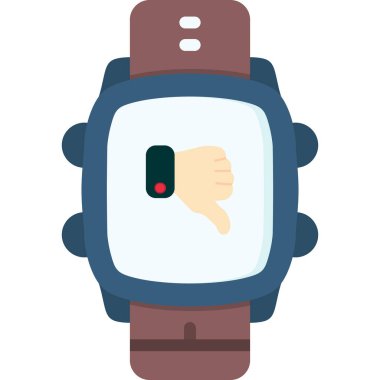 akıllı saat akıllı twatch vektör çizim tasarımı ile