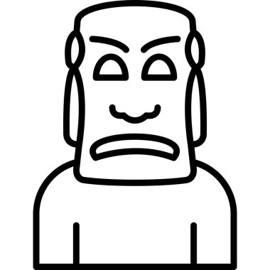 kızgın ve kızgın ikon, vektör illüstrasyonu