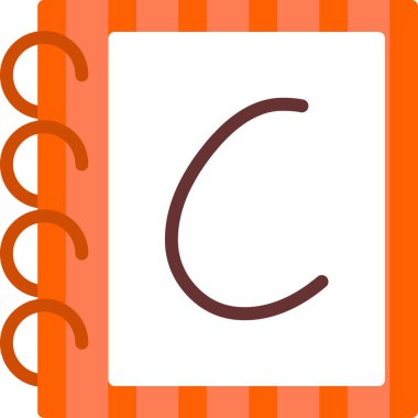 Beyaz arkaplan vektör illüstrasyonunda f harfi