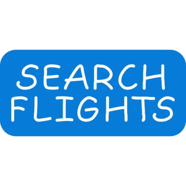 Beyaz arkaplanda arama motoru uçuş vektörü çizimi