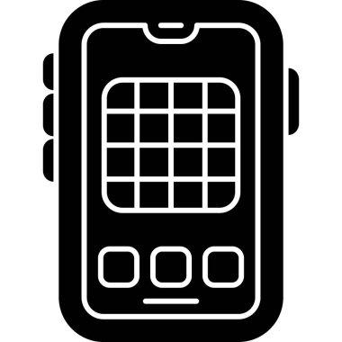 Akıllı telefon. Web simgesi basit tasarım