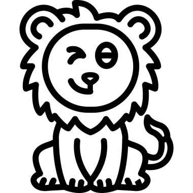 hayvan aslan yüzü simgesi