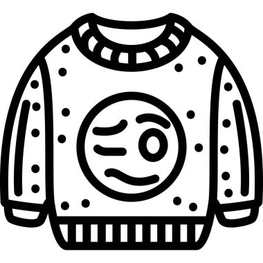 giysi simgesi ve vektör illüstrasyonu beyaz arkaplanda izole edildi