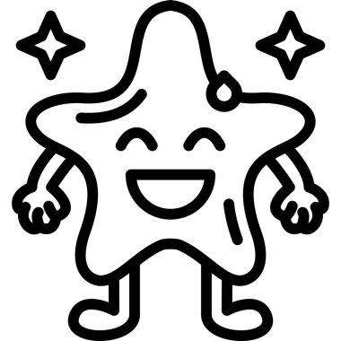 yıldız simgesi, basit vektör tasarımı