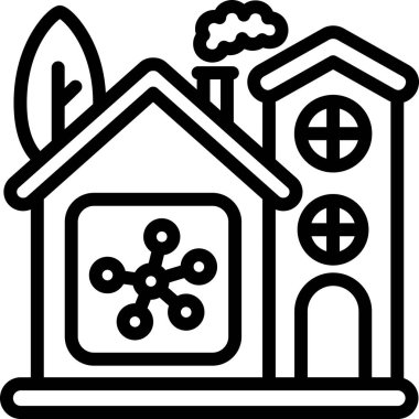 Ev. Web simgesi basit tasarım