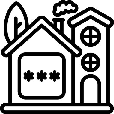 yapı evi simgesi ana hatlarıyla oluşturuluyor