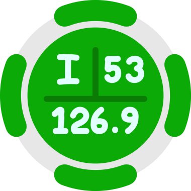 25 saat 7 saat saat simgesi, vektör illüstrasyonu