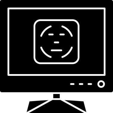 Bilgisayar. Web simgesi vektör illüstrasyonu