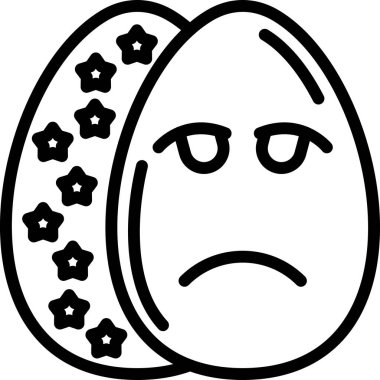 Dış hatlar biçiminde emoji yüz simgesi