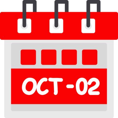 Takvim simgesi tasarımı, vektör illüstrasyonu