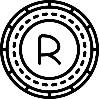 para birimi simgesi, vektör tasarımı